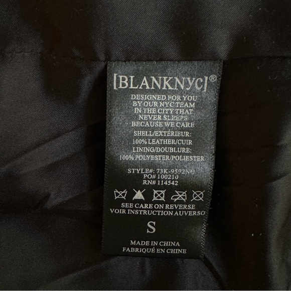 Blank NYC black suede moto jacket. - Picture 6 of 6